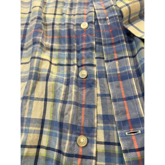 Vineyard Vines Large  Plaid Button Down Long Sleeve Shirt EUC - Picture 4 of 5